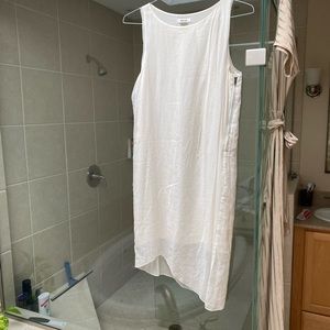 Helmut Lang off-white dress